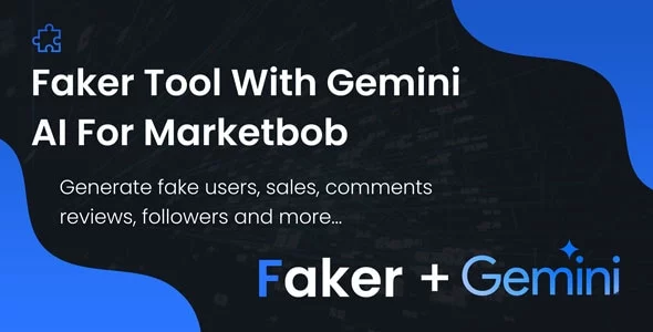 Marketbob 基于Gemini AI 的虚拟工具插件 v1.0